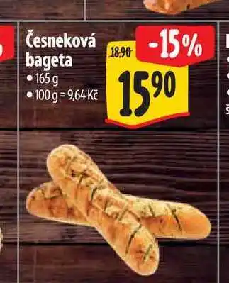 Albert Česneková bageta nabídka