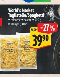 Albert World's Market Tagliatelle/Spaghetti nabídka