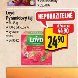Albert Loyd Pyramidový čaj nabídka