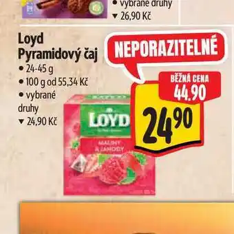 Albert Loyd Pyramidový čaj nabídka