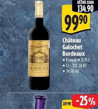 Albert Château Galochet Bordeaux nabídka