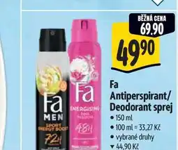 Albert Fa Antiperspirant/ Deodorant sprej nabídka