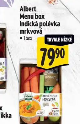 Albert Albert Menu box Indická polévka mrkvová 1 box nabídka