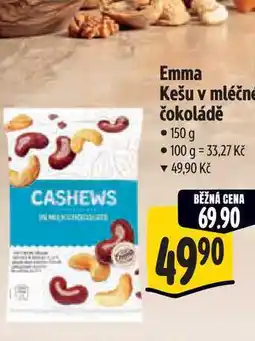 Albert Emma Kešu v mléčné čokoládě nabídka
