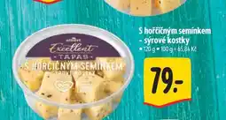 Albert S hořčičným semínkem - sýrové kostky nabídka