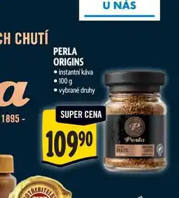 Albert PERLA ORIGINS instantní káva nabídka