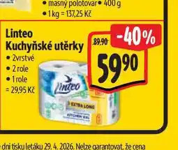 Albert Linteo Kuchyňské utěrky 2vrstvé 2 role nabídka