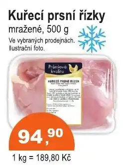 COOP DISKONT Kuřecí prsní řízky nabídka