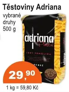 COOP DISKONT Těstoviny Adriana nabídka