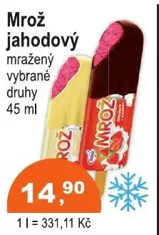 COOP DISKONT Mrož jahodový nabídka