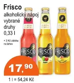 COOP DISKONT Frisco alkoholický nápoj nabídka