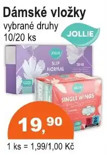 COOP DISKONT Dámské vložky nabídka