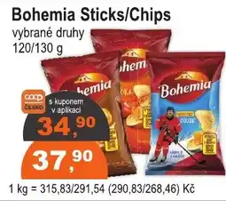 COOP DISKONT Bohemia Sticks/Chips nabídka