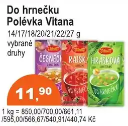 COOP DISKONT Do hrnečku Polévka Vitana nabídka
