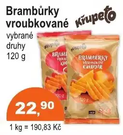 COOP DISKONT Brambůrky vroubkované nabídka