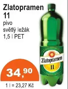 COOP DISKONT Zlatopramen 11 nabídka