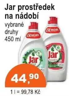 COOP DISKONT Jar prostředek na nádobí nabídka