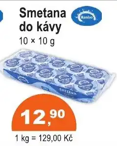 COOP DISKONT Ranko Smetana do kávy nabídka