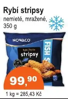 COOP DISKONT Nowaco Rybí stripsy nabídka