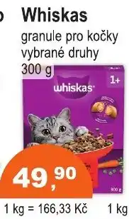 COOP DISKONT Whiskas granule pro kočky nabídka