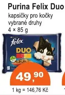 COOP DISKONT Purina Felix Duo kapsičky pro kočky nabídka