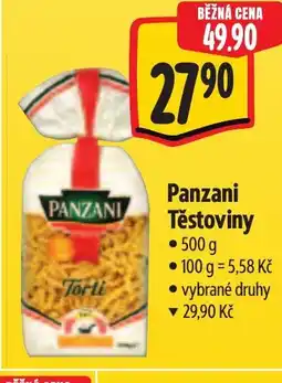 Albert Panzani Těstoviny nabídka