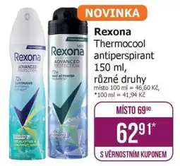Teta Rexona Thermocool antiperspirant 150 ml nabídka