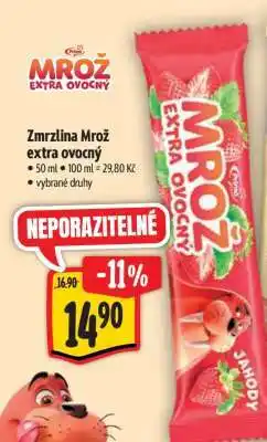 Albert Zmrzlina Mrož extra ovocný nabídka