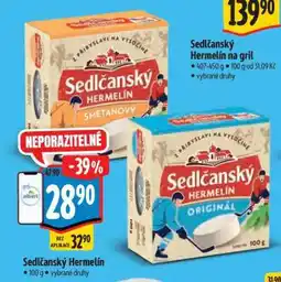 Albert Sedlčanský hermelín nabídka