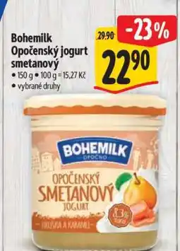 Albert Bohemilk Opočenský jogurt smetanový nabídka