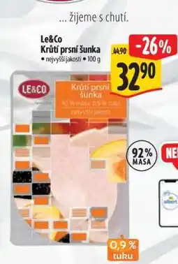 Albert LE & CO Krůtí prsí šunka nabídka
