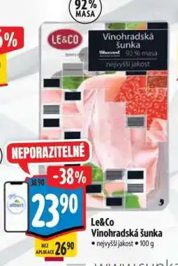 Albert LE & CO VINOHRADSKÁ ŠUNKA nabídka