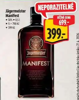 Albert Jägermeister Manifest nabídka