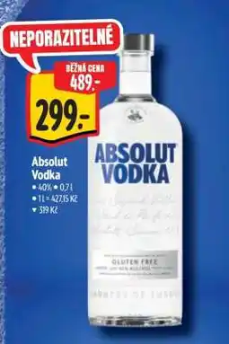 Albert Absolut Vodka nabídka