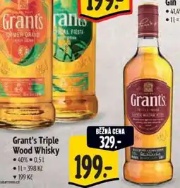 Albert Grant’s Triple Wood Whisky nabídka