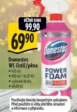 Albert Domestos WC čistič pěna nabídka