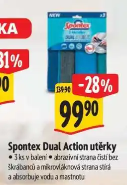 Albert Spontex Dual Action utěrky nabídka