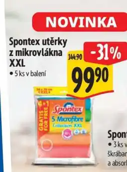 Albert Spontex utěrky z mikrovlákna XXL nabídka