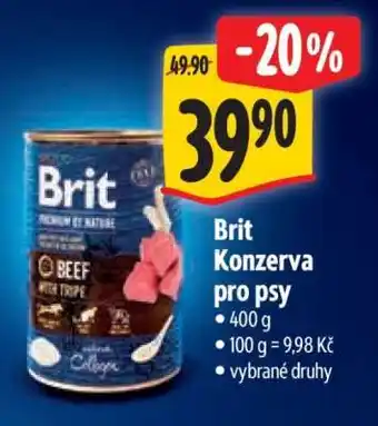 Albert Brit Konzerva pro psy nabídka