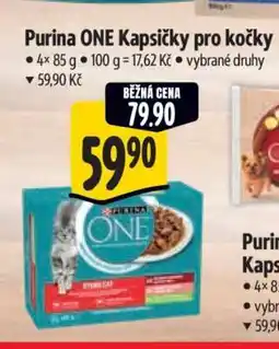Albert Purina ONE Kapsičky pro kočky nabídka