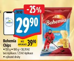 Albert Bohemia chips nabídka