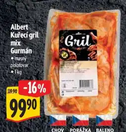 Albert Albert Kuřecí GRIL MIX Gurmán nabídka