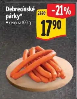 Albert Debrecínské párky nabídka