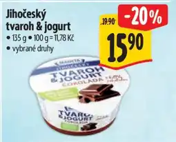 Albert Jihočeský tvaroh & jogurt nabídka