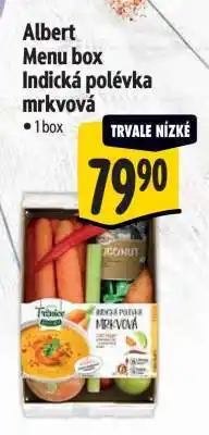 Albert Albert Menu box Indická polévka mrkvová nabídka