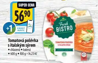 Albert Tomatová polévka s italským sýrem nabídka