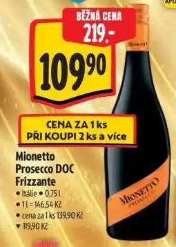 Albert Mionetto Prosecco DOC Frizzante nabídka