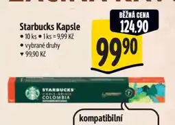 Albert Starbucks kapsle nabídka