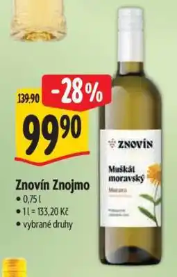 Albert Znovín Znojmo Muškát moravský nabídka