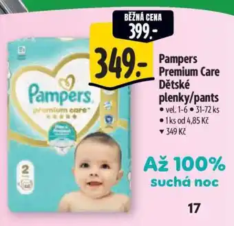 Albert Pampers Premium Care Dětské plenky/pants nabídka